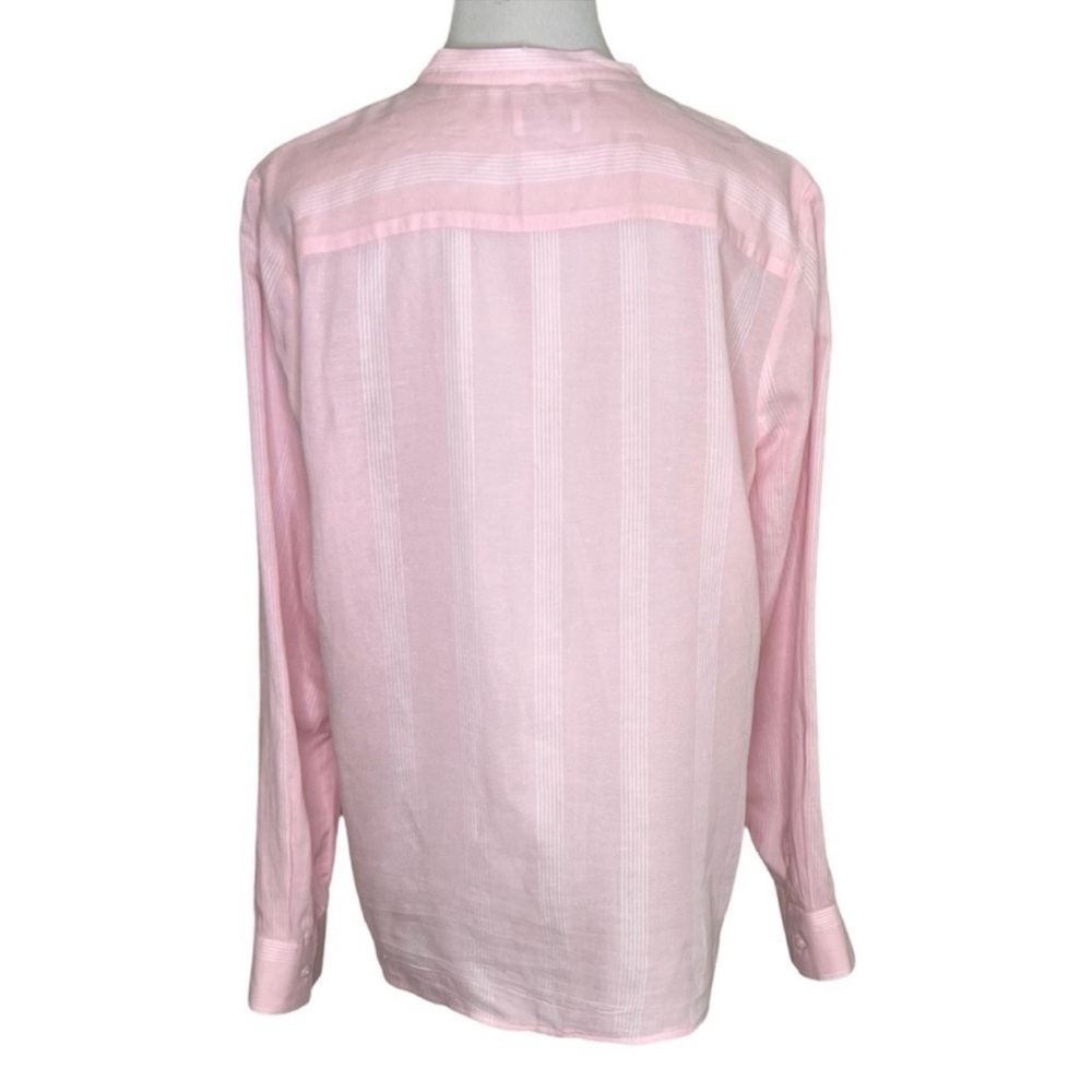 UNTUCKit Light Pink Mandarin Collar Button-Down Shirt - Picture 4 of 8